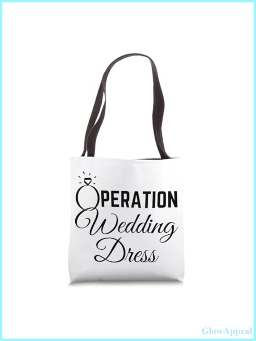Operation Wedding Dress Shopping Polyester Tote Bag Bridal Party